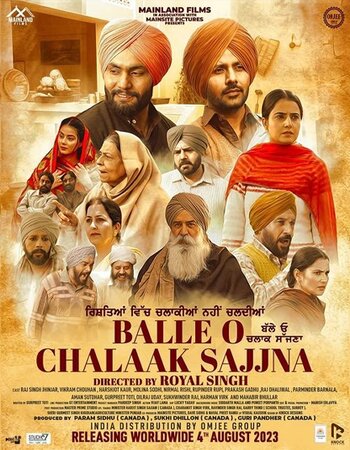Balle O Chalaak Sajjna 2023 Punjabi 1080p 720p 480p Pre-DVDRip x264 Full Movie Download