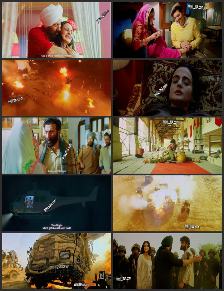 Gadar 2 2023 V2 Hindi 1080p 720p 480p HDTS x264 ESubs Full Movie Download
