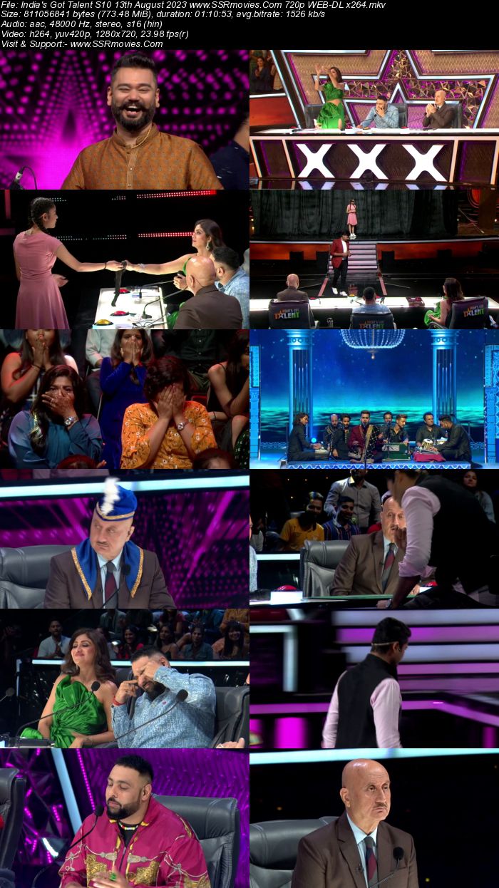 Indias Got Talent S10 13th August 2023 720p 480p WEB-DL x264 300MB Download