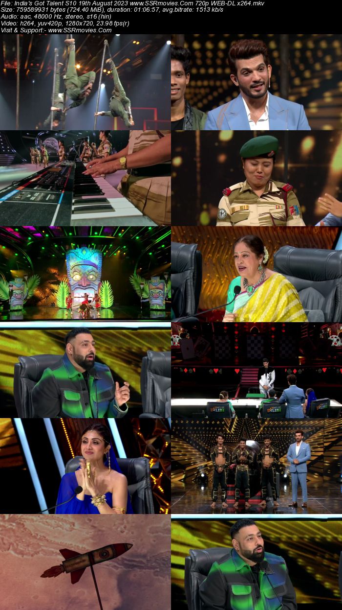 Indias Got Talent S10 19th August 2023 720p 480p WEB-DL x264 300MB Download