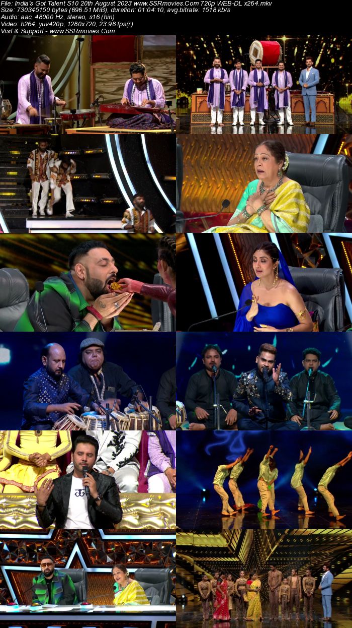 Indias Got Talent S10 20th August 2023 720p 480p WEB-DL x264 300MB Download