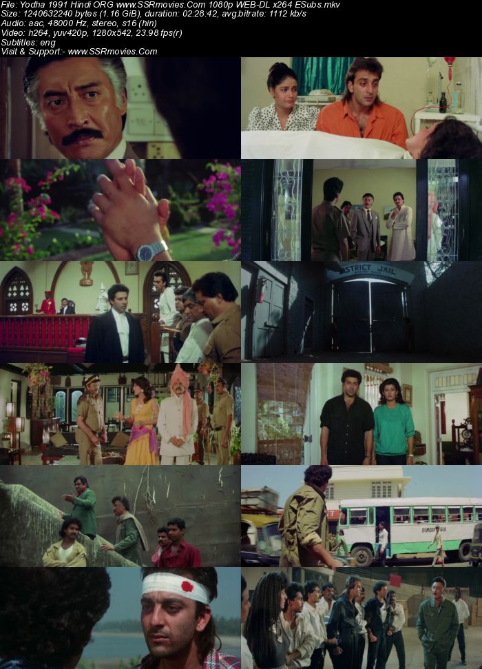 Yodha 1991 Hindi ORG 1080p 720p 480p WEB-DL x264 ESubs Full Movie Download