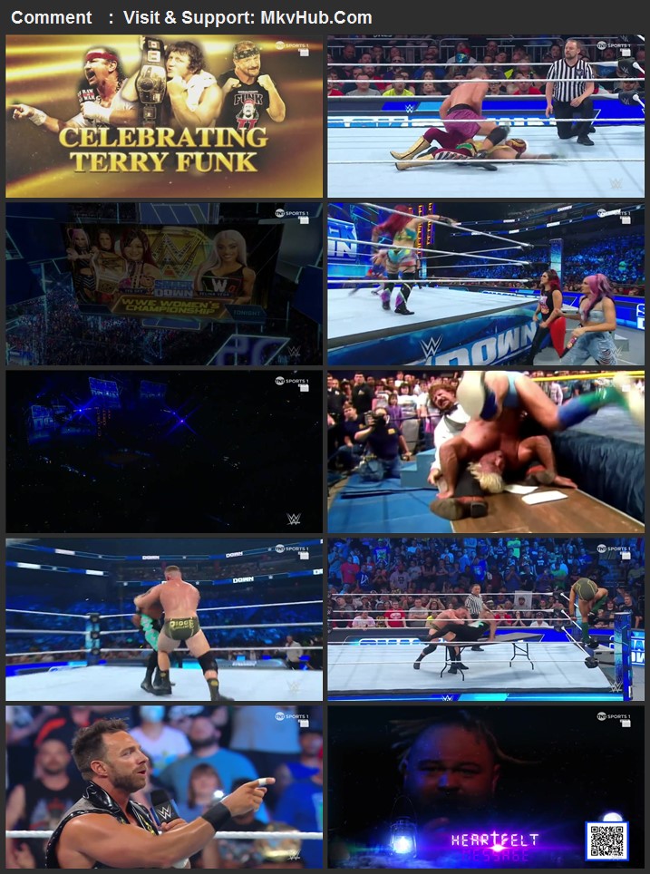 WWE Friday Night SmackDown 25th August 2023 720p WEBRip x264 904MB Download