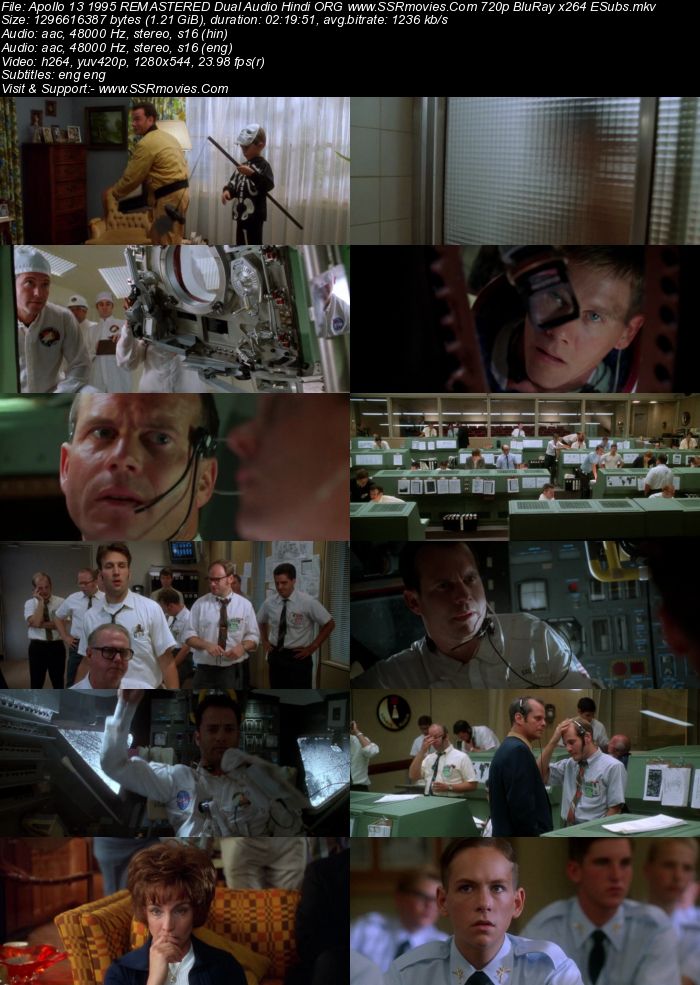 Apollo 13 1995 REMASTERED Dual Audio Hindi (ORG 5.1) 1080p 720p 480p BluRay x264 ESubs Full Movie Download