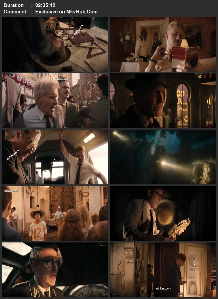 Indiana Jones and the Dial of Destiny 2023 Dual Audio [Hindi (Cleaned) - English ORG] 720p 1080p WEB-DL x264 ESubs Download