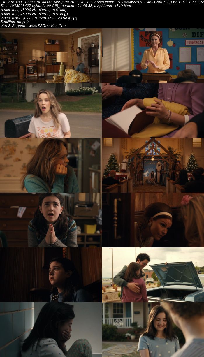 Are You There God? It's Me, Margaret. 2023 Dual Audio Hindi (ORG 5.1) 1080p 720p 480p WEB-DL x264 ESubs Full Movie Download