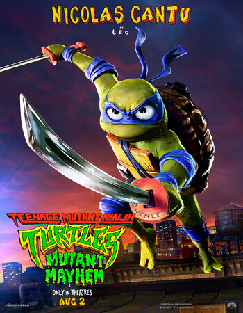 Teenage Mutant Ninja Turtles: Mutant Mayhem 2023 Dual Audio Hindi (Cleaned) 1080p 720p 480p WEB-DL x264 ESubs Full Movie Download