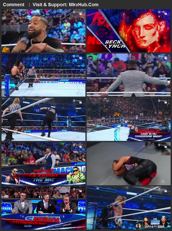 WWE Friday Night SmackDown 1st September 2023 720p WEBRip x264 887MB Download