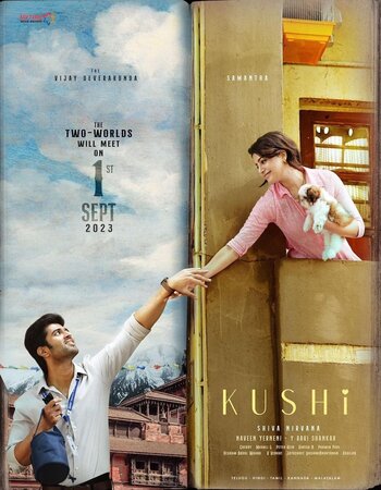 Kushi 2023 Dual Audio [Hindi – Telugu] 720p 1080p DVDScr x264 ESubs Download