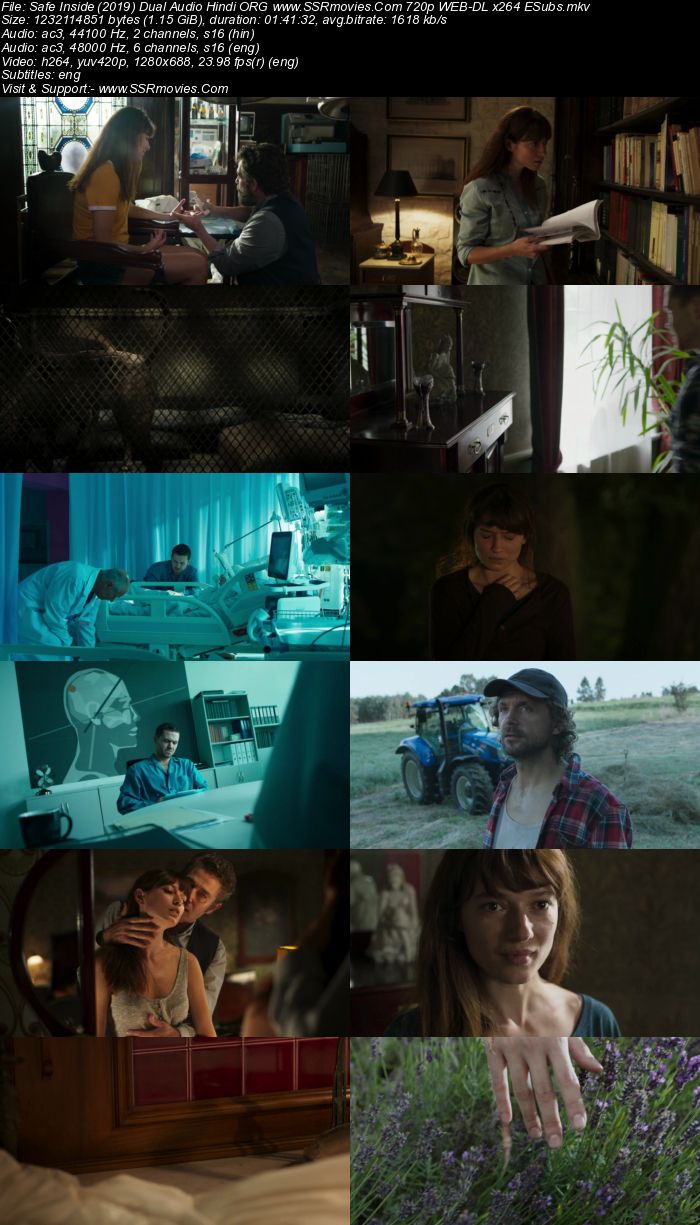 Safe Inside 2019 Dual Audio Hindi ORG 720p 480p BluRay x264 ESubs Full Movie Download