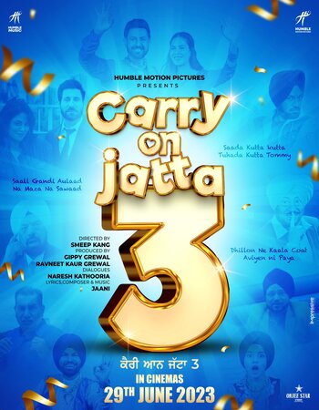 Carry on Jatta 3 2023 Punjabi 720p 1080p WEB-DL x264 ESubs Download