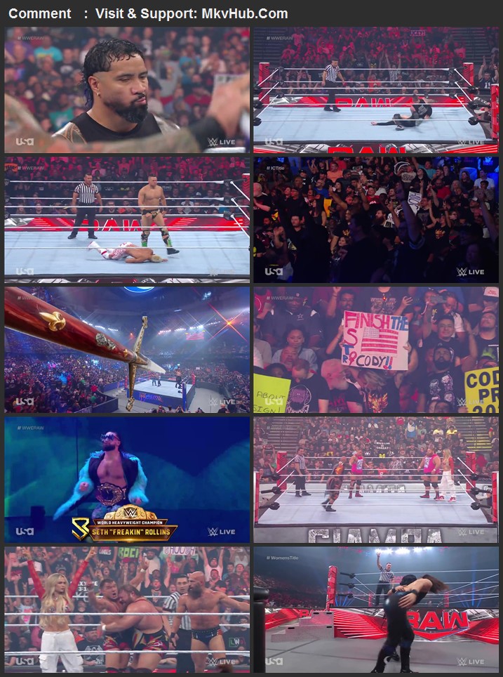 WWE Monday Night Raw 11th September 2023 720p WEBRip x264 1.4GB Download