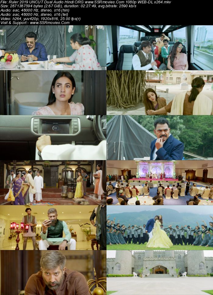 Ruler 2019 UNCUT Dual Audio Hindi ORG 1080p 720p 480p WEB-DL x264 ESubs Full Movie Download