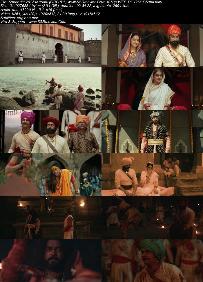 Subhedar 2023 Marathi (ORG 5.1) 1080p 720p 480p WEB-DL x264 ESubs Full Movie Download