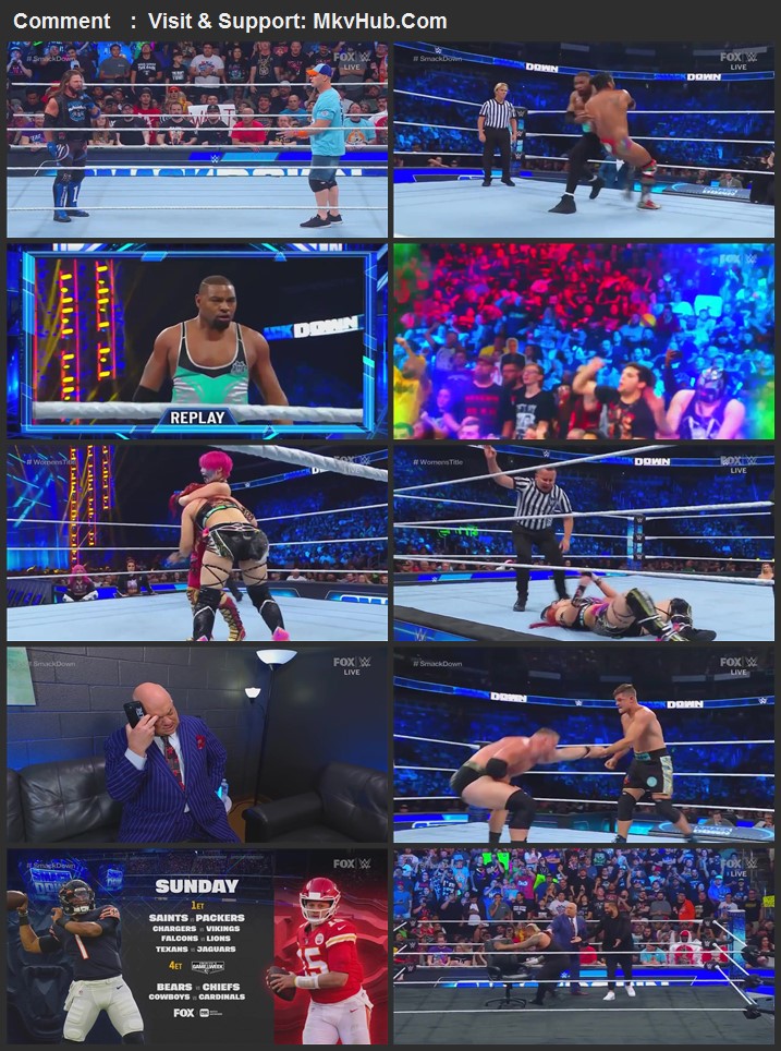 WWE Friday Night SmackDown 22nd September 2023 720p WEBRip x264 950MB Download