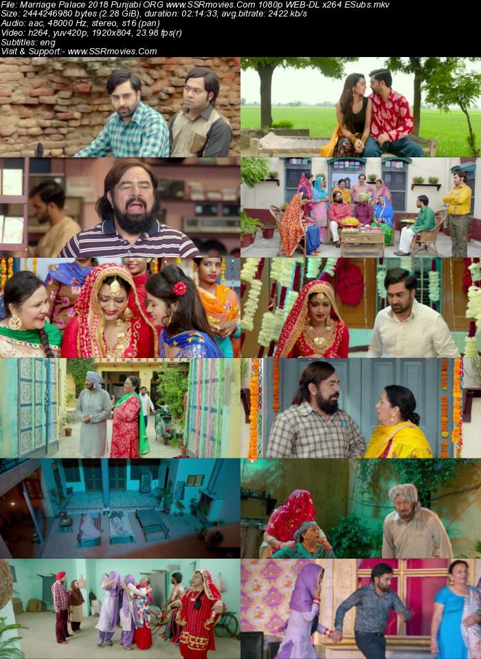 Marriage Palace 2018 Punjabi ORG 1080p 720p 480p WEB-DL x264 ESubs Full Movie Download