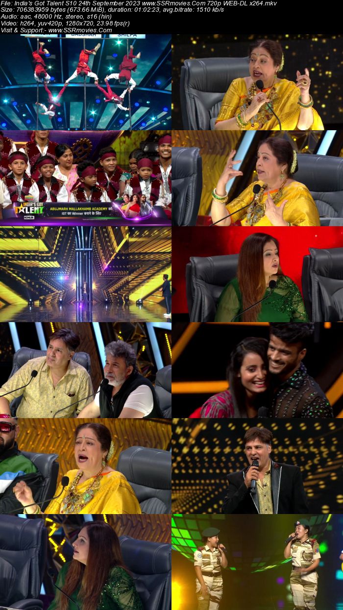 Indias Got Talent S10 24th September 2023 720p 480p WEB-DL x264 300MB Download