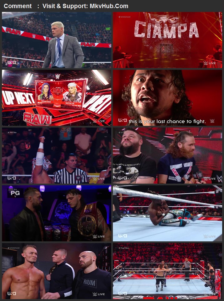 WWE Monday Night Raw 25th September 2023 720p WEBRip x264 1.3GB Download