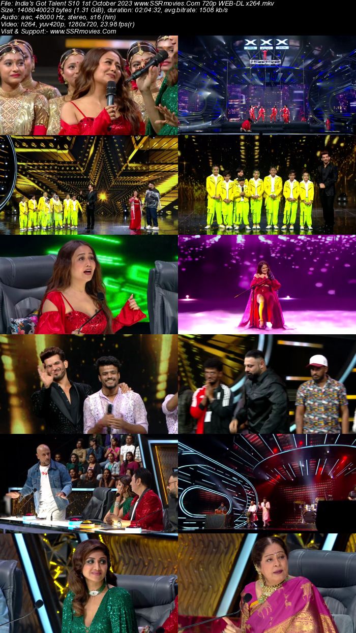 Indias Got Talent S10 1st October 2023 720p 480p WEB-DL x264 300MB Download