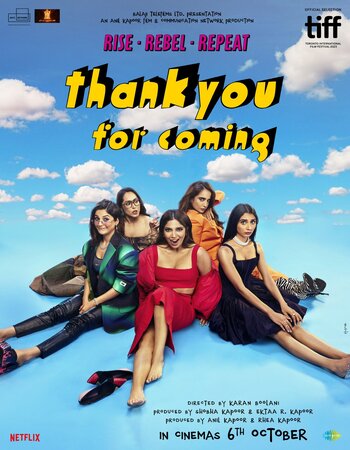 Thank You for Coming 2023 Hindi 1080p 720p 480p Pre-DVDRip x264 ESubs Full Movie Download