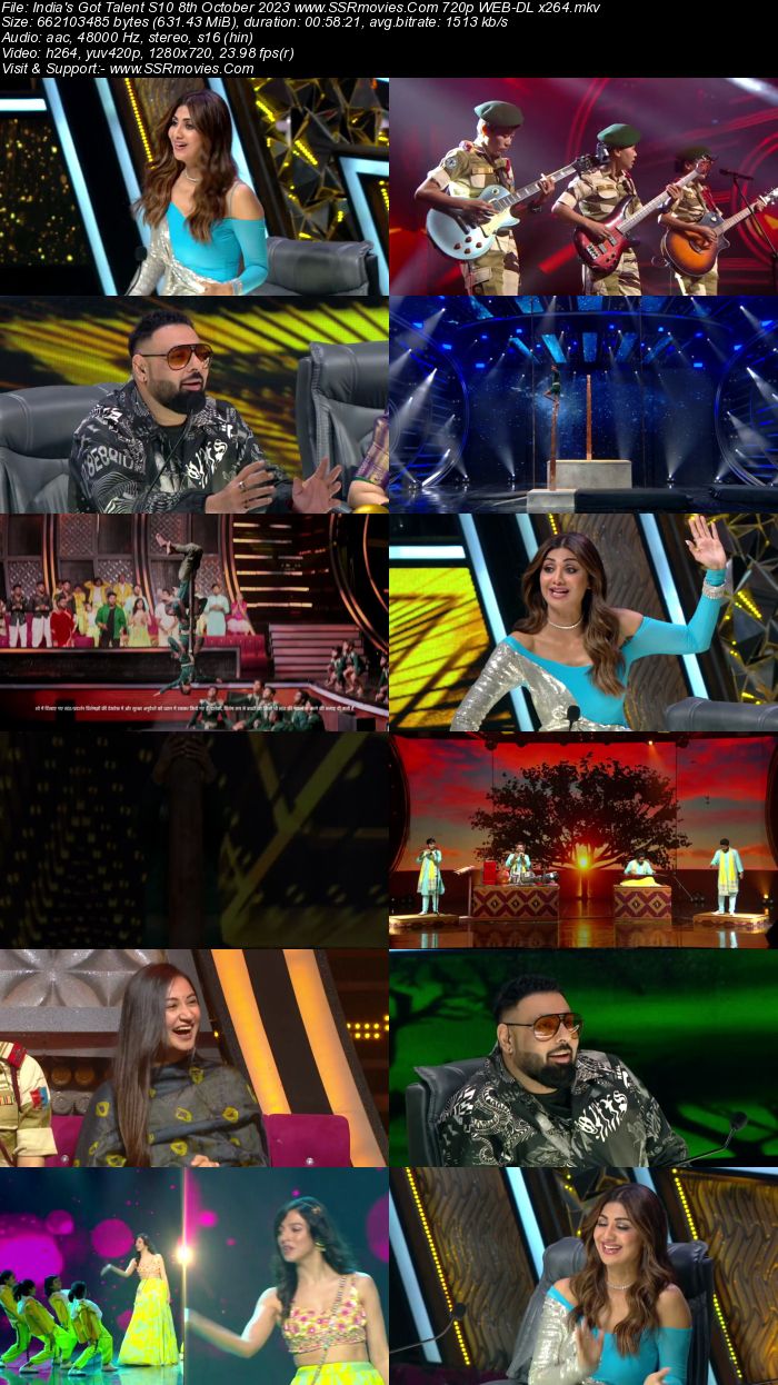 Indias Got Talent S10 8th October 2023 720p 480p WEB-DL x264 300MB Download