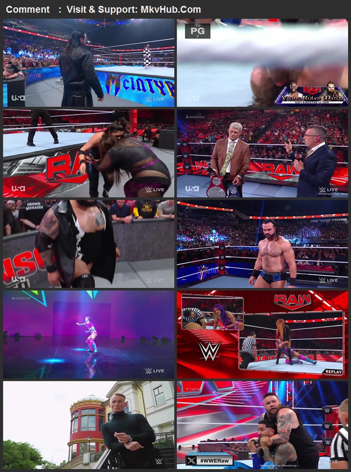 WWE Monday Night Raw 9th October 2023 720p WEBRip x264 1.4GB Download