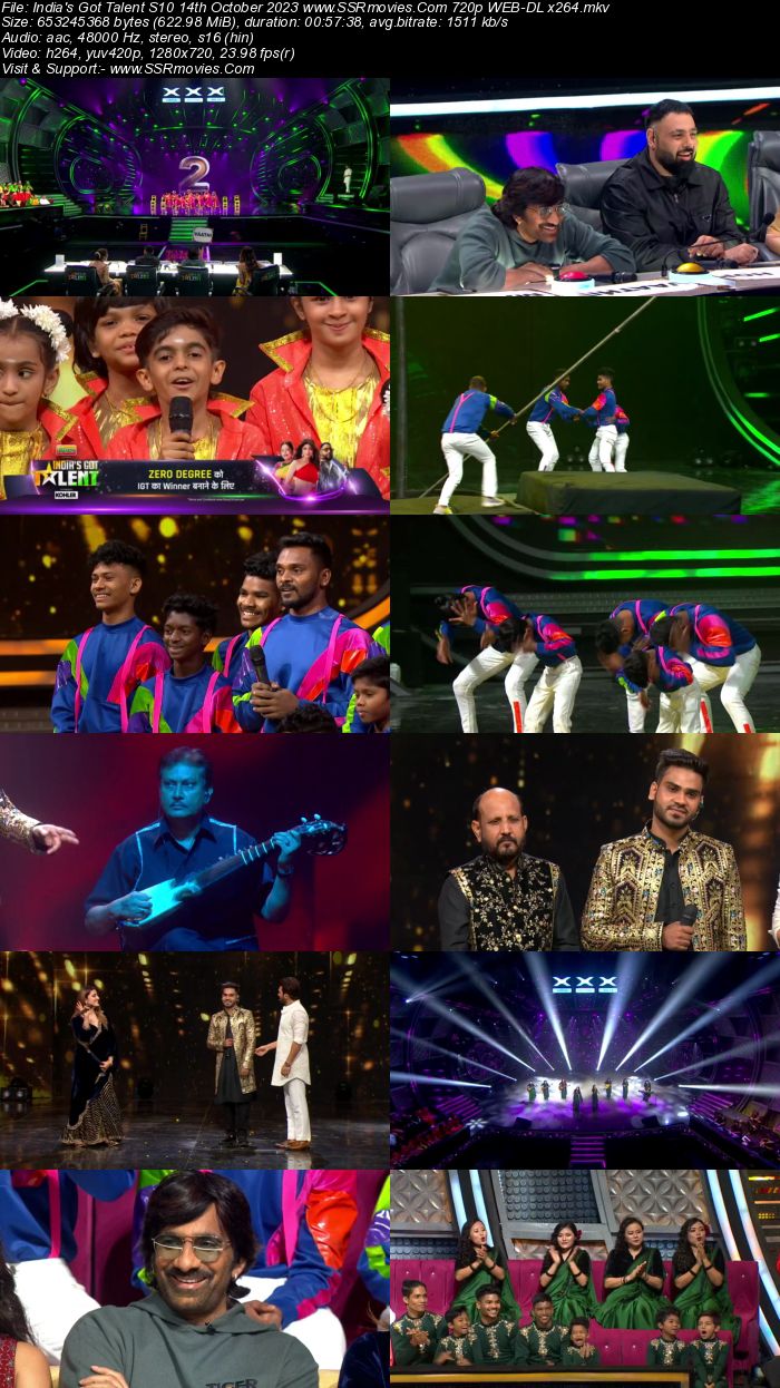 Indias Got Talent S10 14th October 2023 720p 480p WEB-DL x264 300MB Download