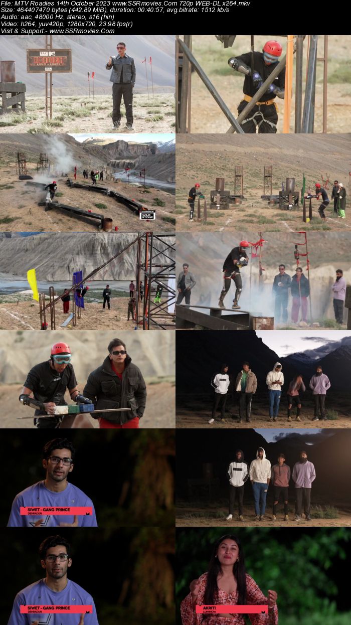 MTV Roadies S19 14th October 2023 720p 480p WEB-DL x264 Download