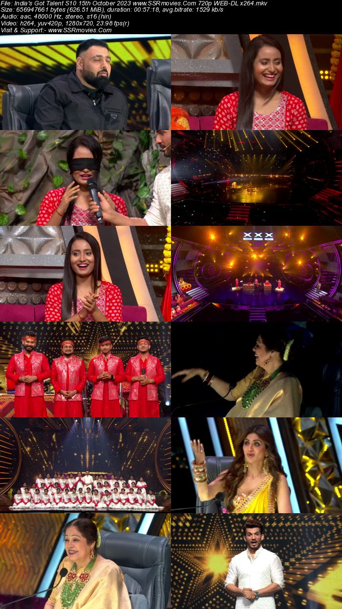 Indias Got Talent S10 15th October 2023 720p 480p WEB-DL x264 300MB Download