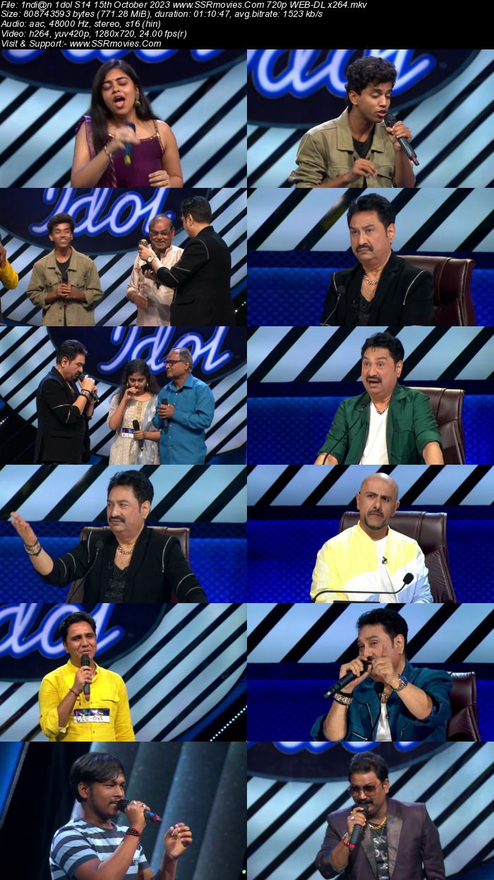 Indian Idol S14 15th October 2023 720p 480p WEB-DL x264 300MB Download