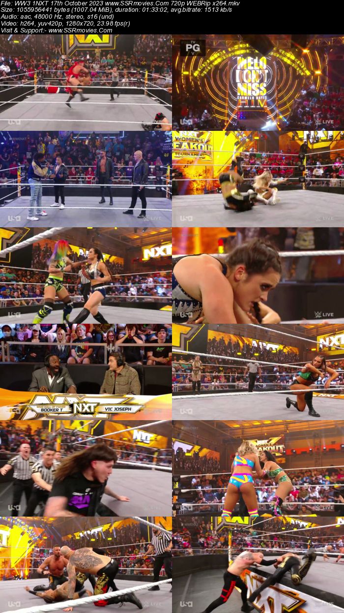 WWE NXT 17th October 2023 720p 480p WEBRip x264 Download