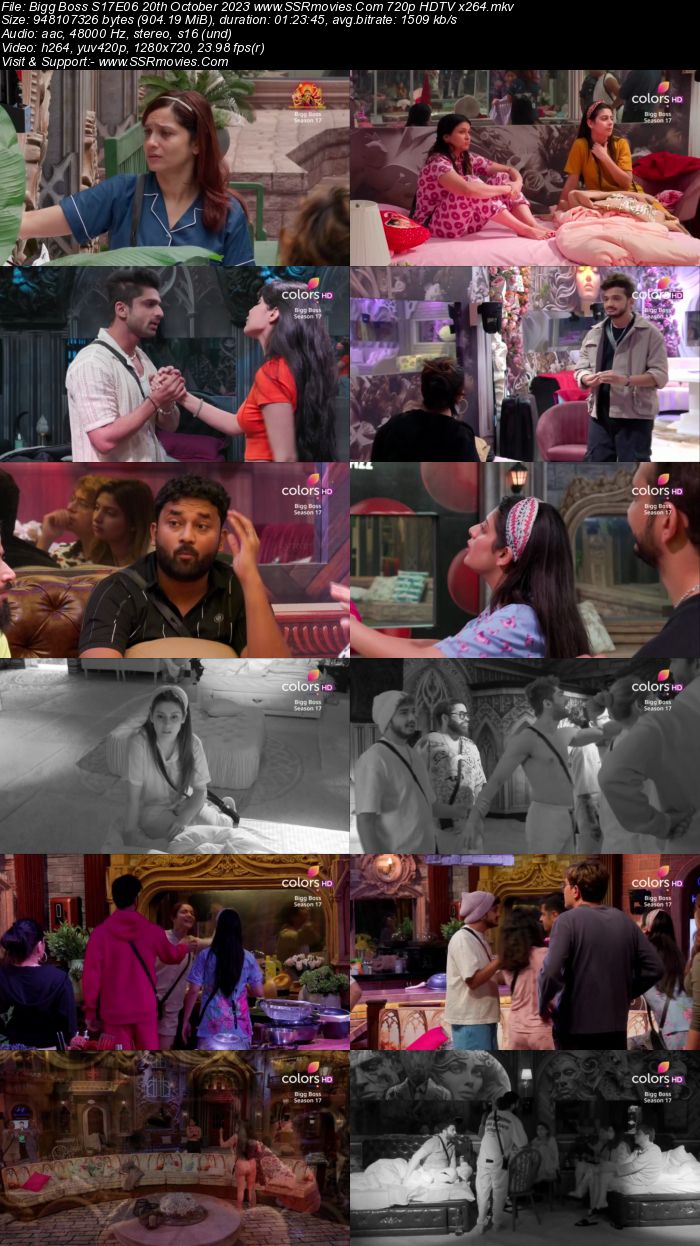 Bigg Boss S17E06 20th October 2023 720p 480p WEB-DL x264 300MB Download