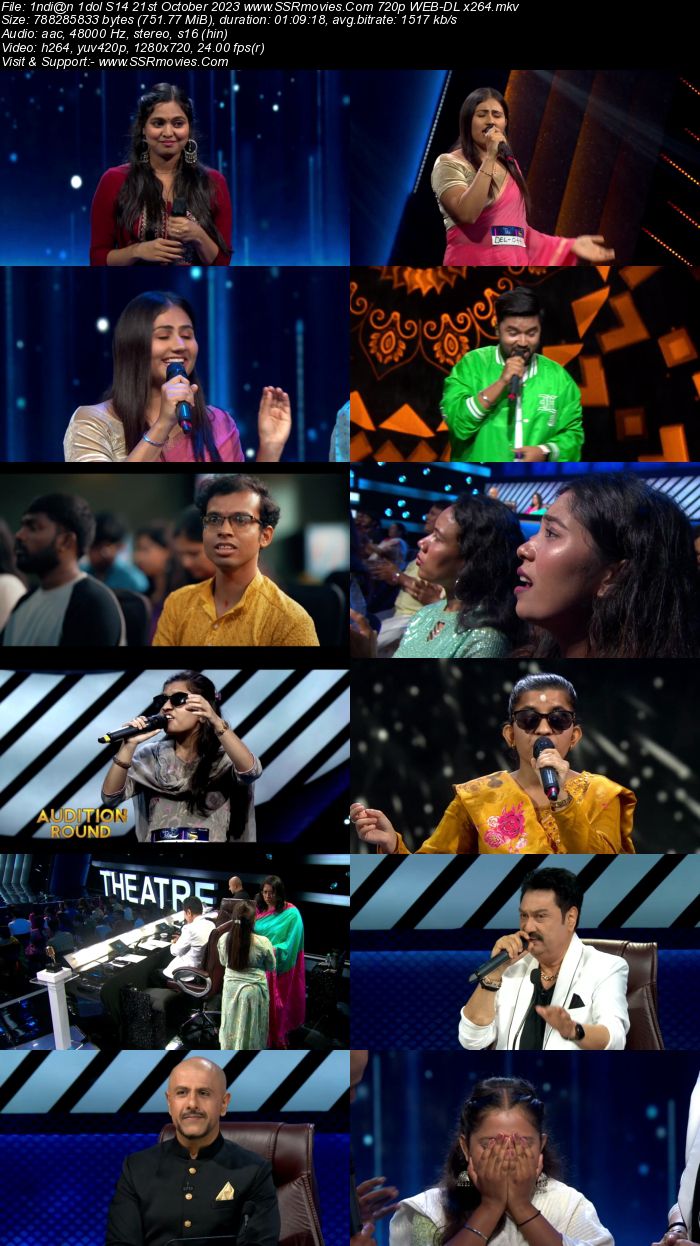 Indian Idol S14 21st October 2023 720p 480p WEB-DL x264 300MB Download