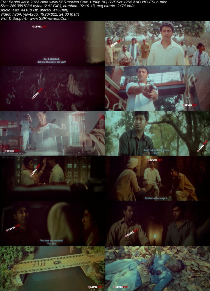 Bagha Jatin 2023 Hindi 1080p 720p 480p HQ DVDScr x264 ESubs Full Movie Download