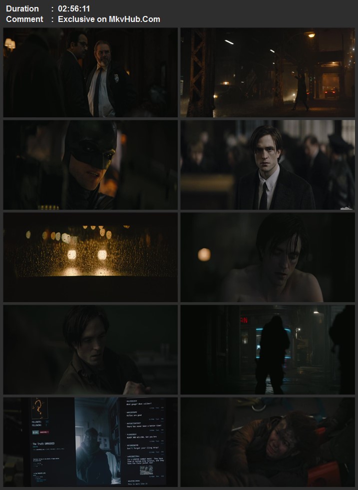 The Batman 2022 English 720p 1080p BluRay x264 ESubs Download