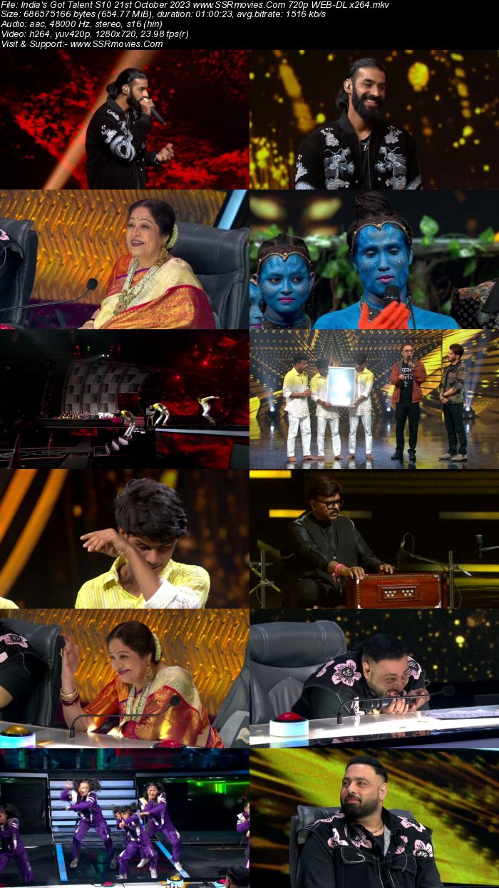 Indias Got Talent S10 21st October 2023 720p 480p WEB-DL x264 300MB Download