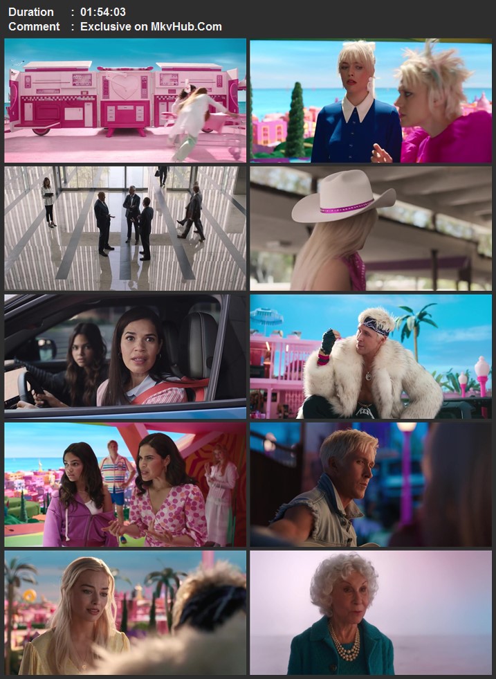 Barbie 2023 English 720p 1080p BluRay x264 ESubs Download