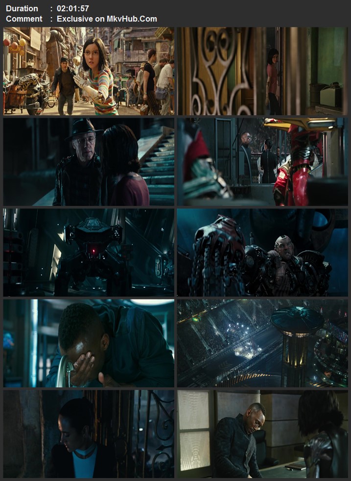 Alita: Battle Angel 2019 English 720p 1080p BluRay x264 ESubs Download