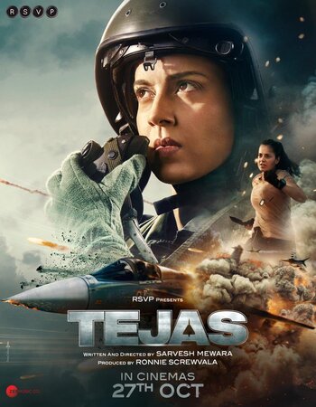 Tejas 2023 V2 Hindi HQ 720p 1080p DVDScr x264 AAC