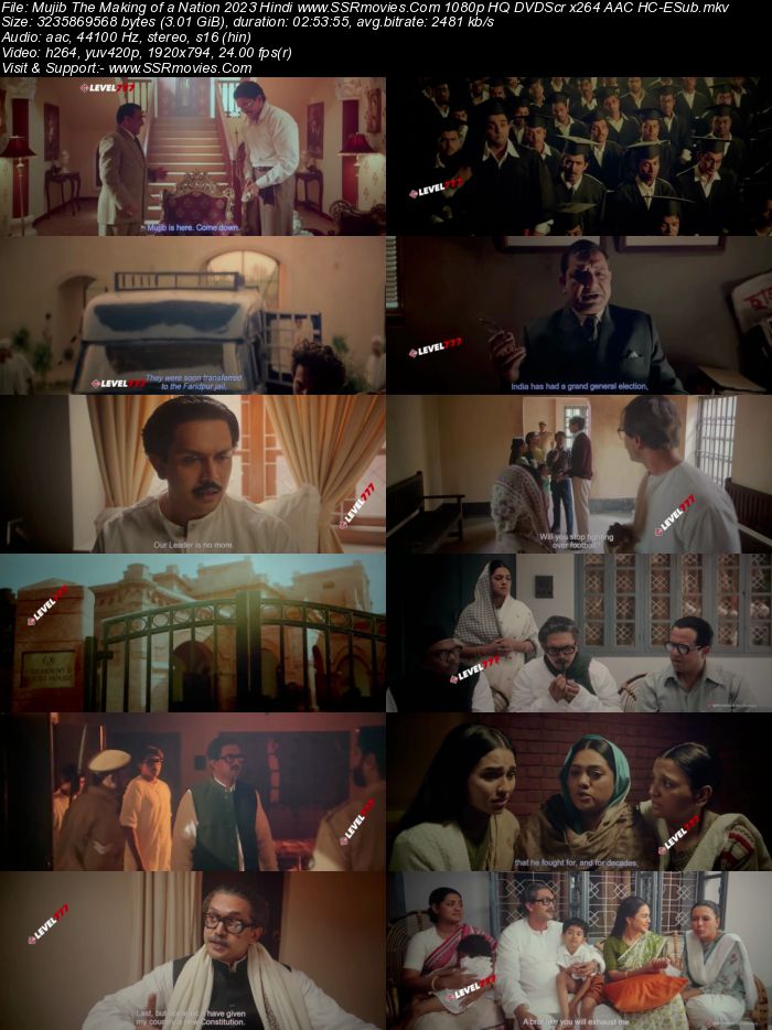 Mujib: The Making of Nation 2023 Hindi 1080p 720p 480p HQ DVDScr x264 ESubs Full Movie Download