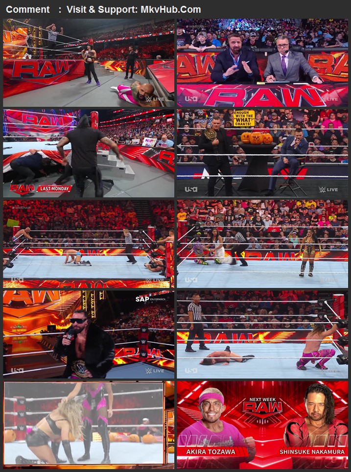 WWE Monday Night Raw 30th October 2023 720p WEBRip x264 1.3GB Download