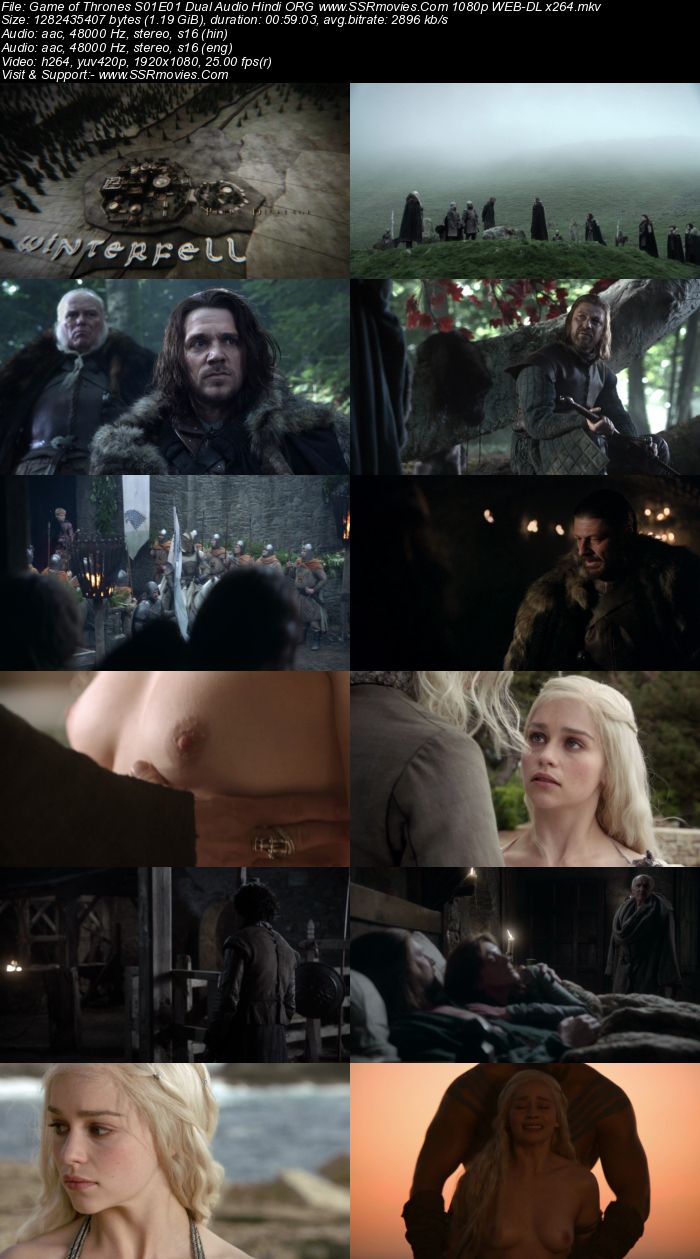 Game of Thrones 2011 S01 Complete Dual Audio Hindi ORG 1080p 720p 480p WEB-DL x264 Download