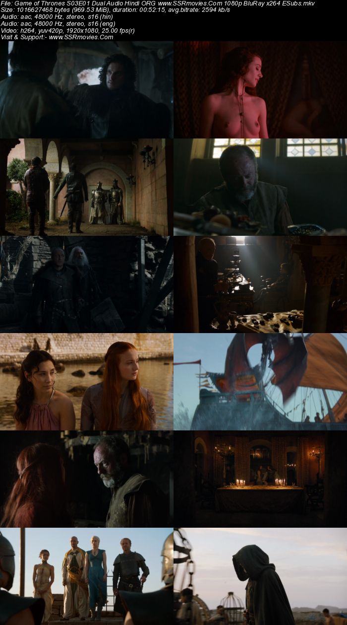 Game of Thrones 2013 S03 Complete Dual Audio Hindi ORG 1080p 720p 480p BluRay x264 Download