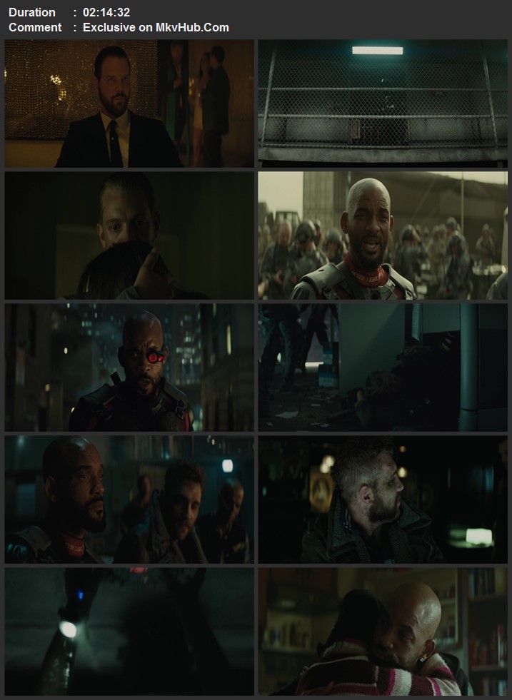 Suicide Squad 2016 English 720p 1080p BluRay x264 ESubs Download