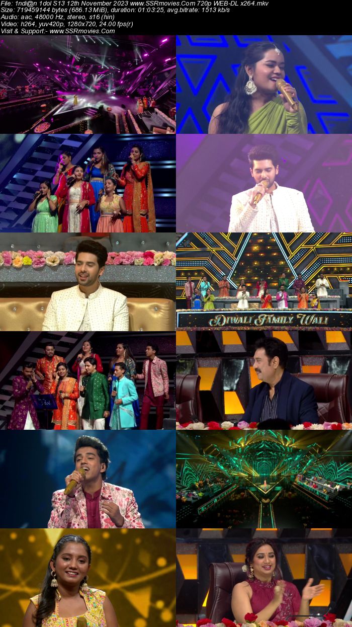 Indian Idol S14 12th November 2023 720p 480p WEB-DL x264 300MB Download