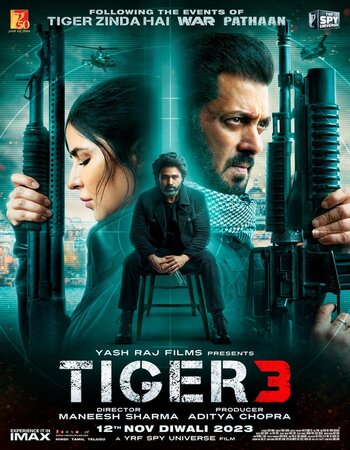 Tiger 3 2023 V2 Hindi 1080p 720p 480p HDTC x264 Full Movie Download