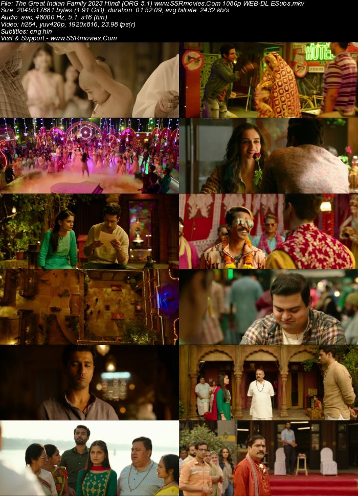 The Great Indian Family 2023 Hindi (ORG 5.1) 1080p 720p 480p WEB-DL x264 ESubs Full Movie Download