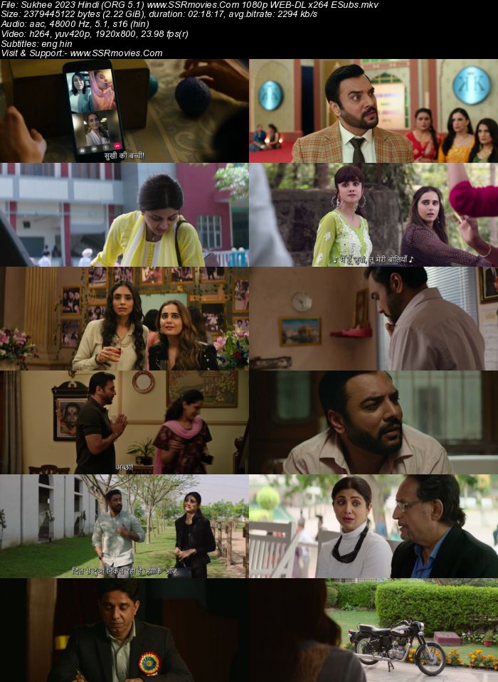 Sukhee 2023 Hindi (ORG 5.1) 1080p 720p 480p WEB-DL x264 ESubs Full Movie Download