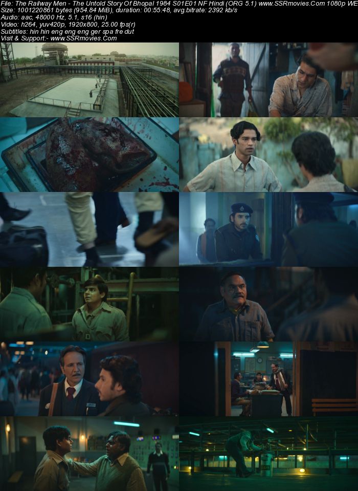 The Railway Men 2023– Hindi (ORG 5.1) 1080p 720p 480p WEB-DL x264 ESubs Full Movie Download