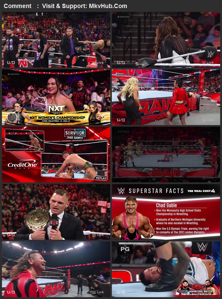 WWE Monday Night Raw 20th November 2023 720p WEBRip x264 1.4GB Download